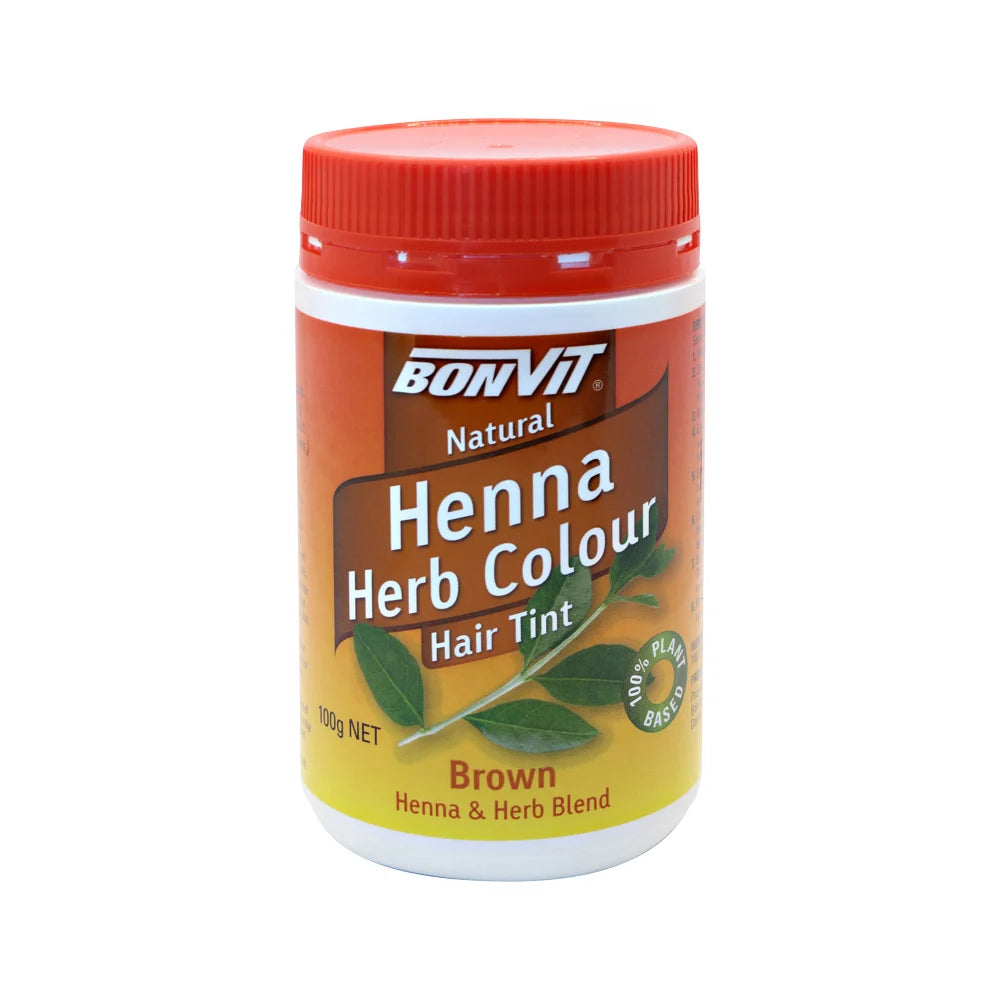 Bonvit Natural Henna Powder Brown 100g