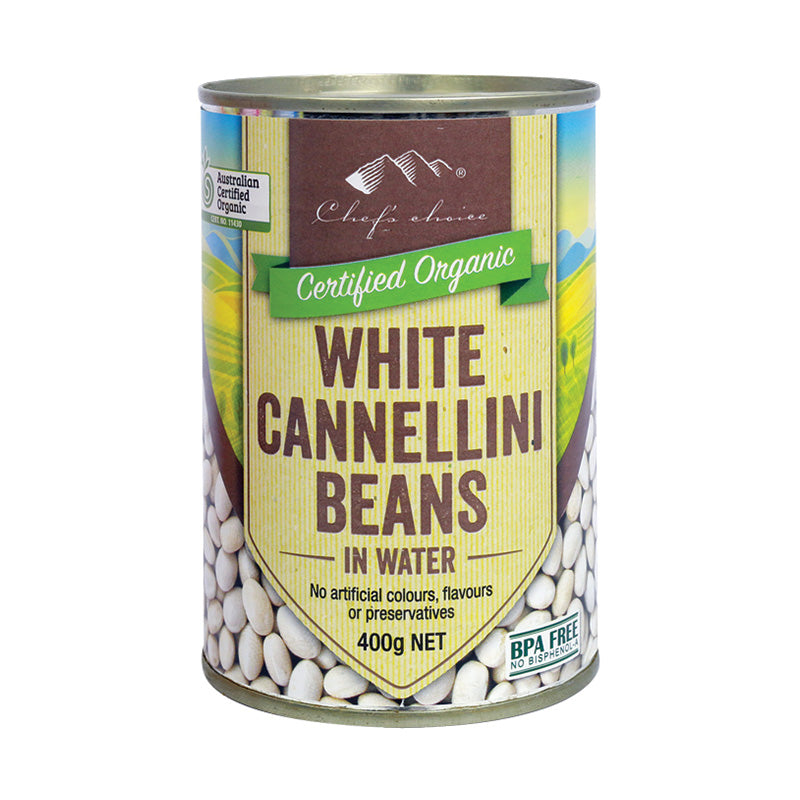 Chef's Choice Organic White Cannellini Beans 400g
