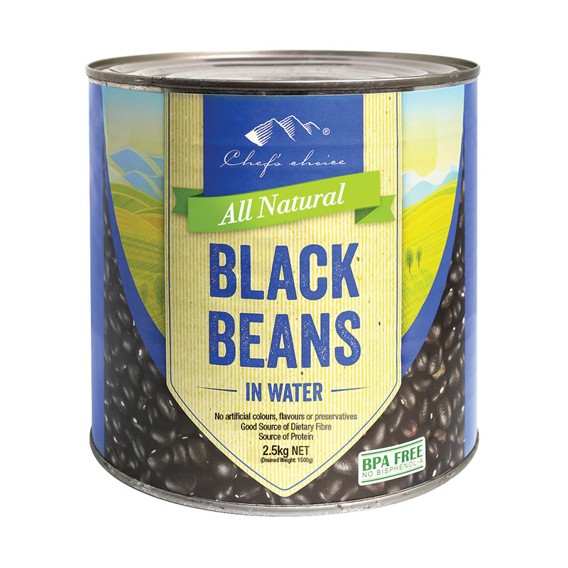 Chef's Choice All Natural Black Beans 2.5kg