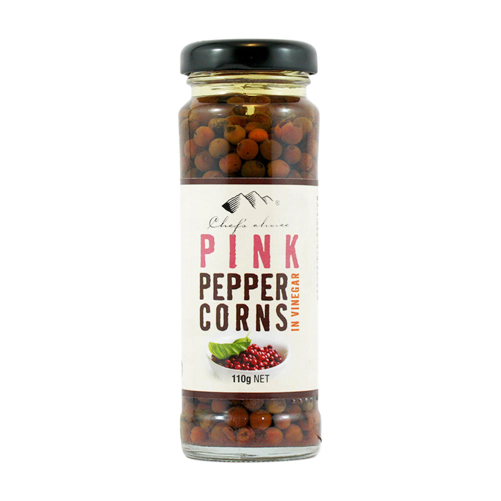 Chef's Choice Pink Peppercorns in Vinegar 110g