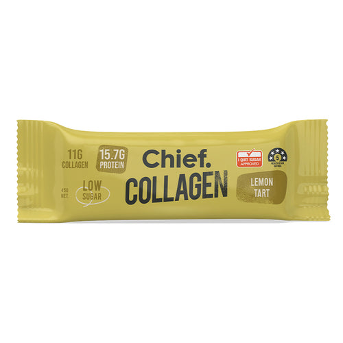Chief Nutrition Collagen Protein Bar - Lemon Tart 45g (12 bars)