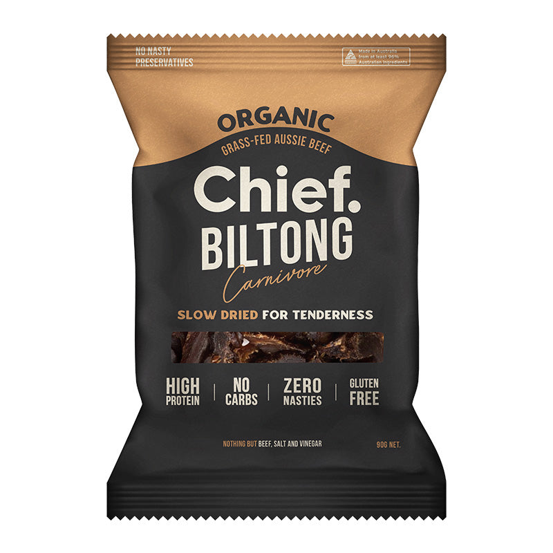 Chief Nutrition Organic Biltong Carnivore 90g