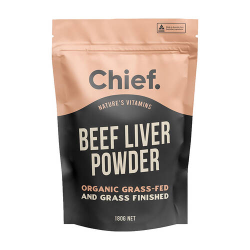 Chief Nutrition Organic Beef Liver Powder 180g