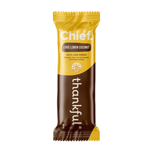 Chief Nutrition Thankful Bar - Choc Lemon Coconut 30g (12 bars)