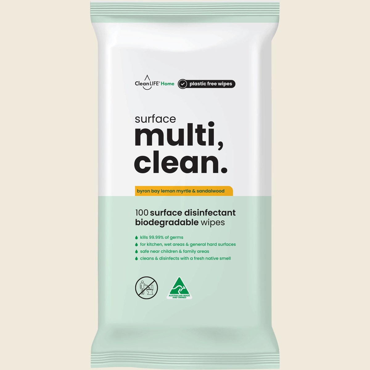 CleanLife Surface Multi Clean Wipes 100pk