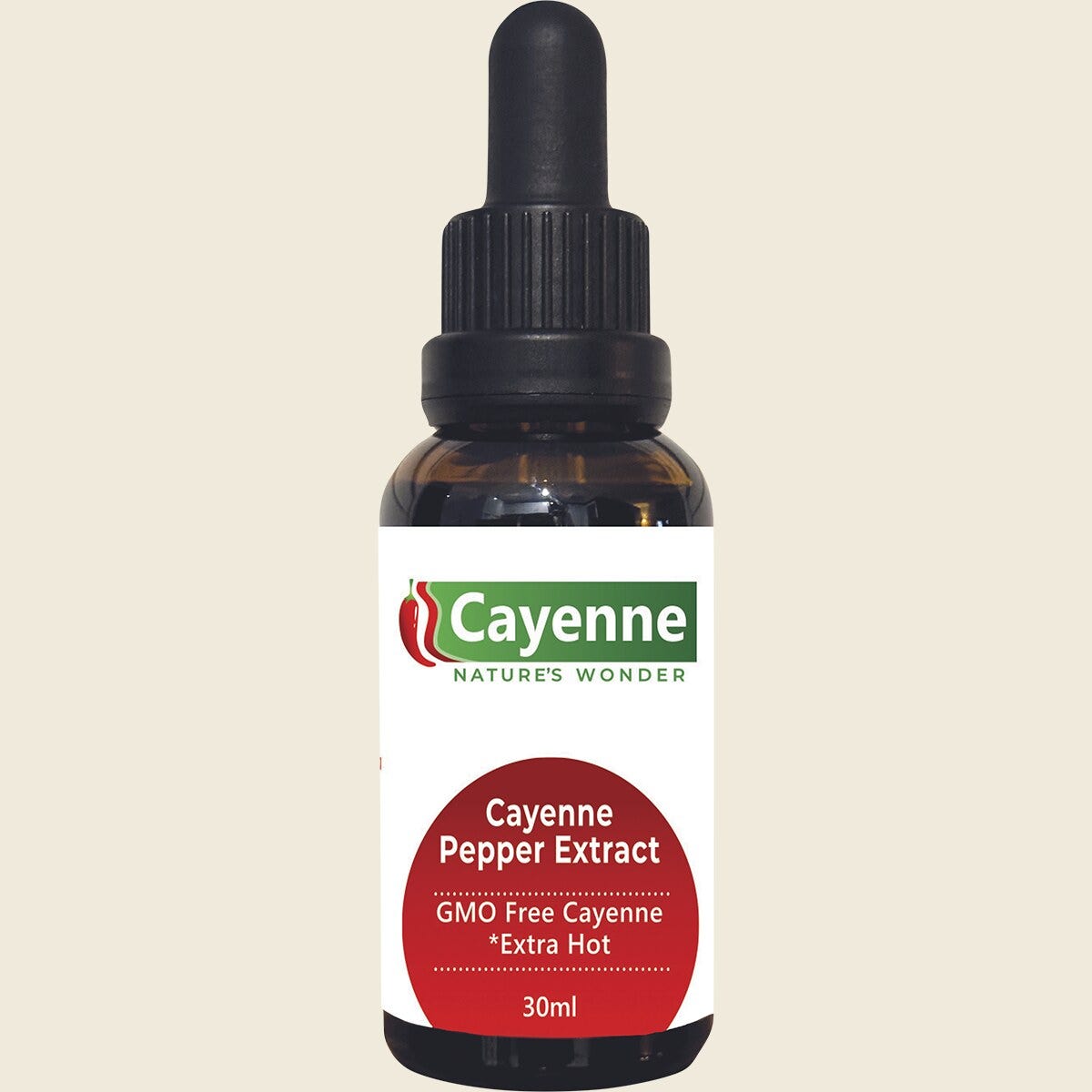 Cayenne Nature's Wonder Cayenne Pepper Extract with dropper 30ml