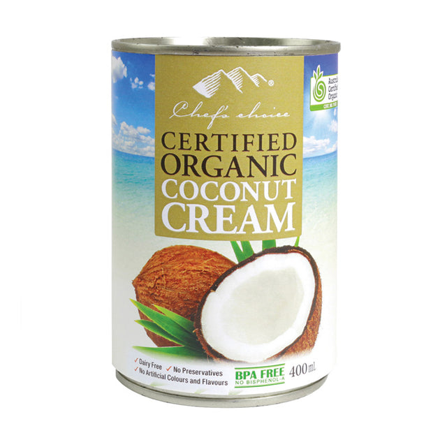 Chef's Choice Certified Organic Coconut Cream 400ml