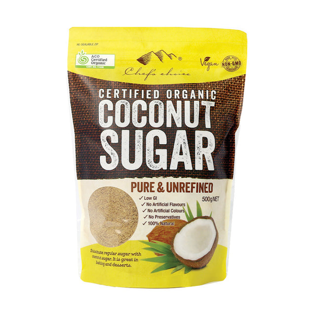 Chef's Choice Certified Organic Coconut Sugar 500g