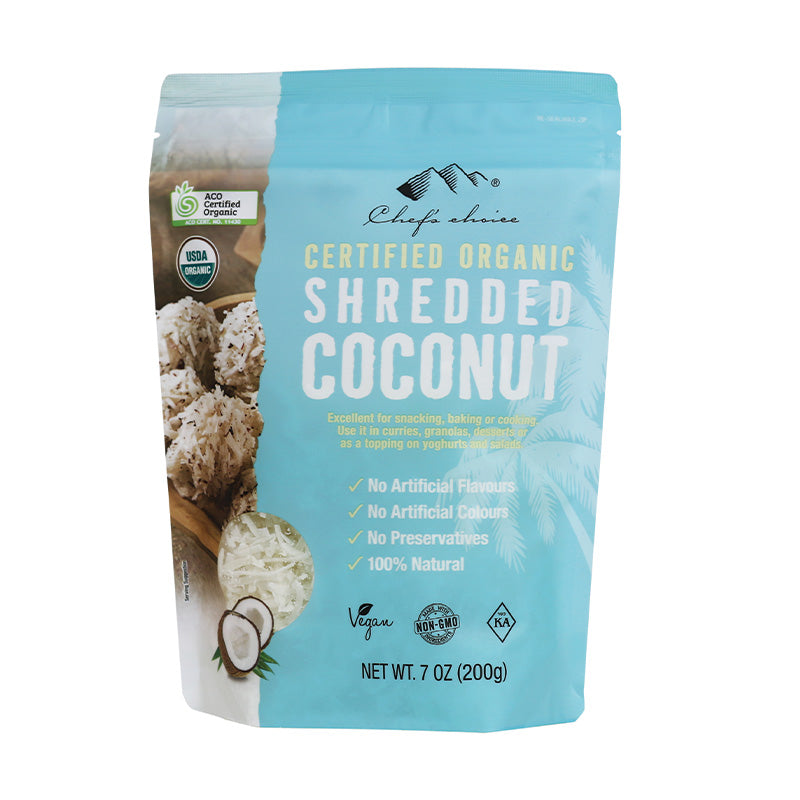 Chef's Choice Organic Shredded Coconut 200g