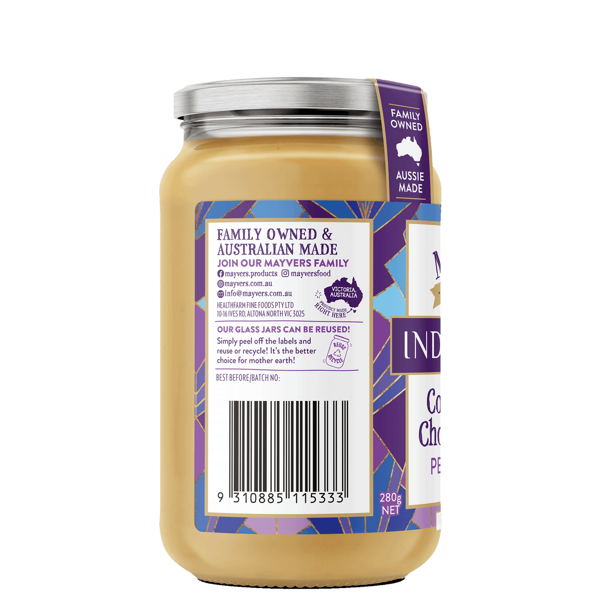 Mayver's Indulgence Chocolate Swirl 280g x6