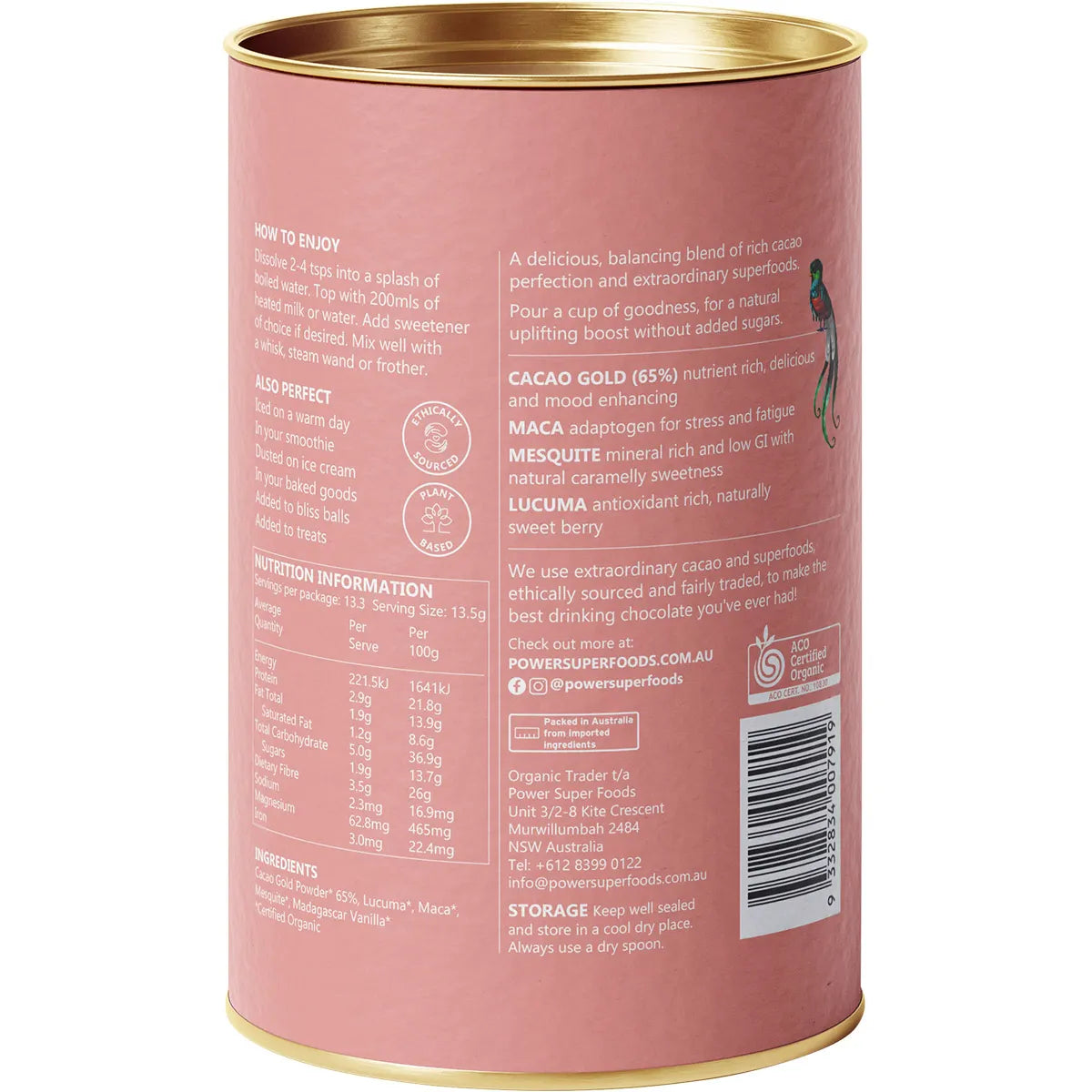 Power Super Foods Nourish Drinking Chocolate With Superfoods 180g