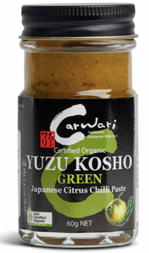 Carwari Organic Yuzu Paste Kosho Citrus Green 60g