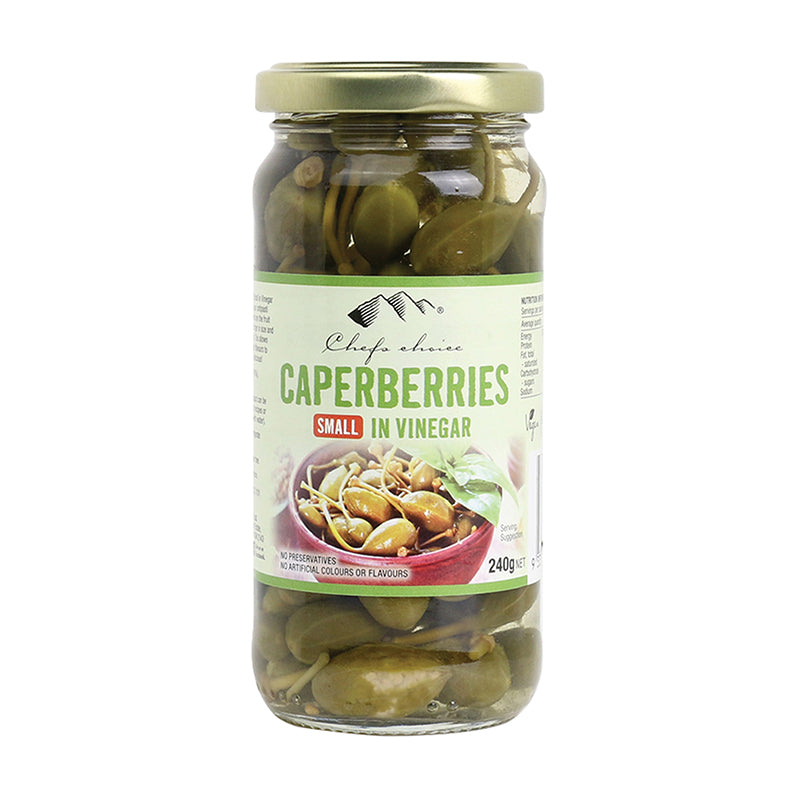 Chef's Choice Small Caperberries in Vinegar 240g