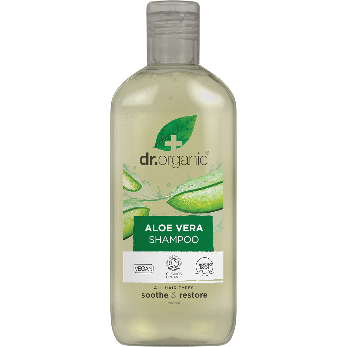 Dr Organic Shampoo Aloe Vera 265ml front
