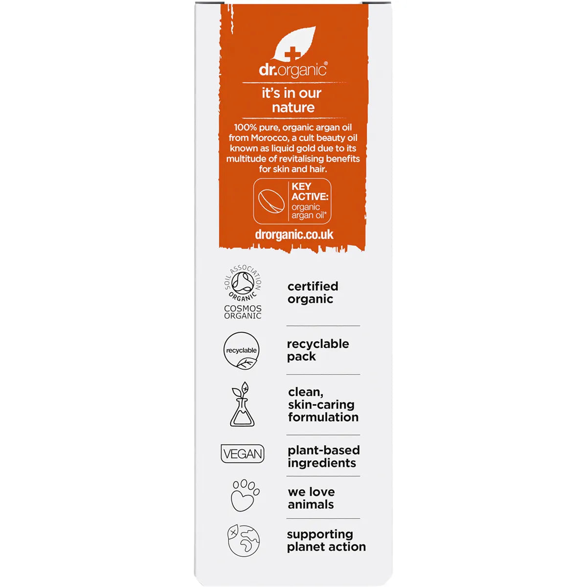 Dr Organic Pure Oil Organic Moroccan Argan Oil 50ml