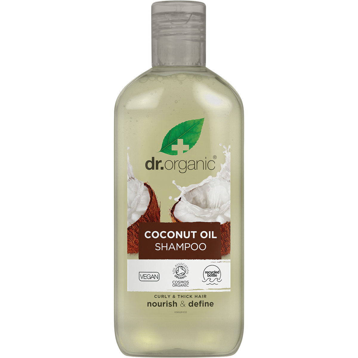 Dr Organic Shampoo Coconut Oil 265ml front