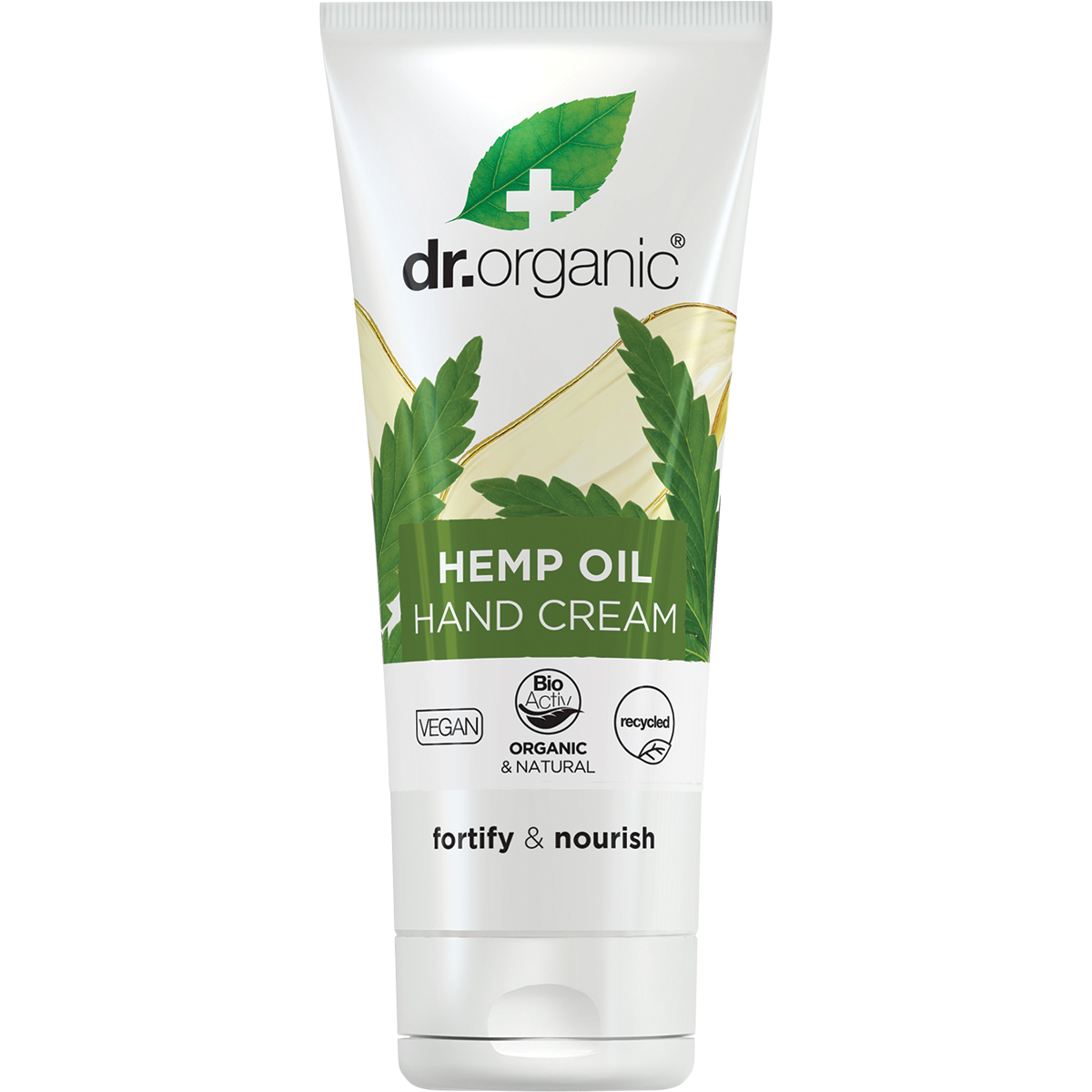 Dr Organic Hand Cream Hemp Oil 100ml front