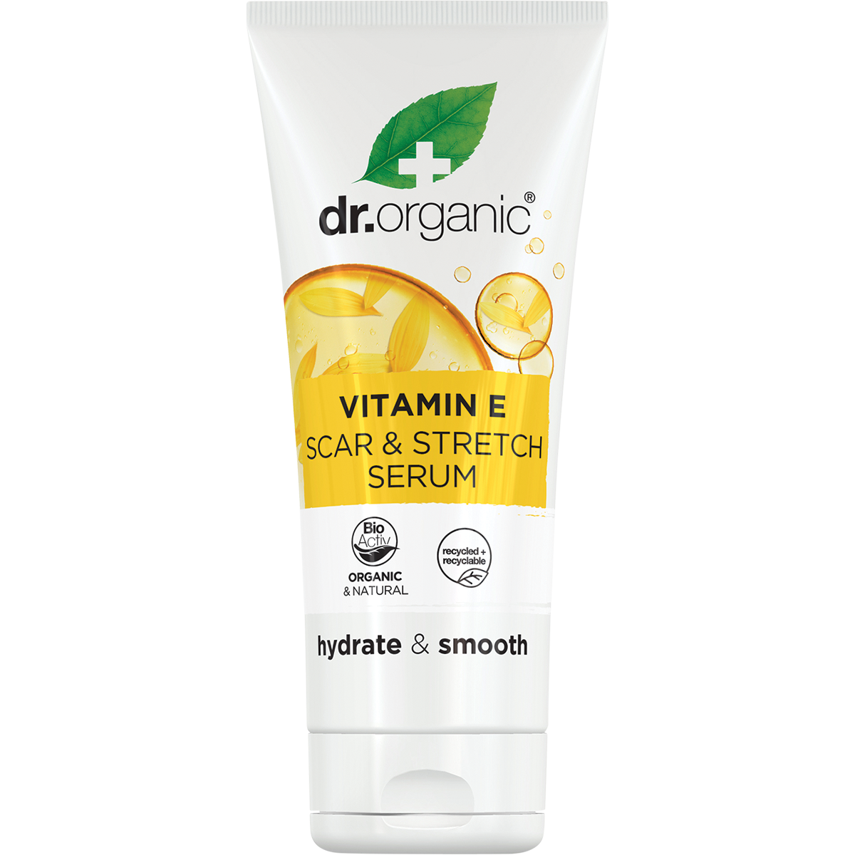 Dr Organic Scar & Stretch Serum Vitamin E 50ml front