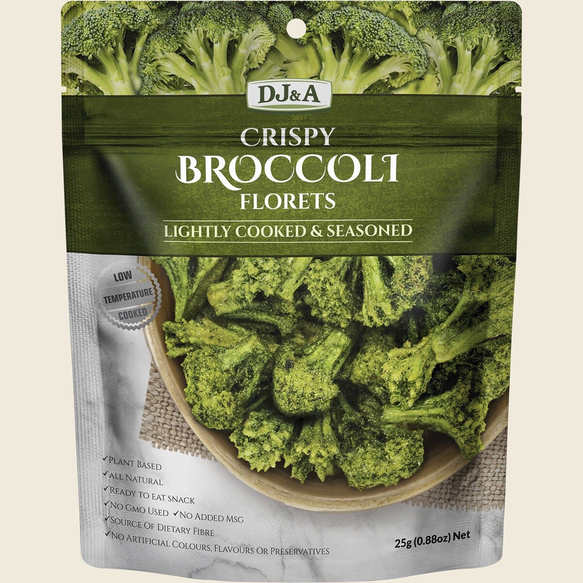 DJ&A Crispy Broccoli Florets 12 x 25g