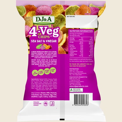 DJ&A 4-VEG Chips Salt & Vinegar 5x90g back