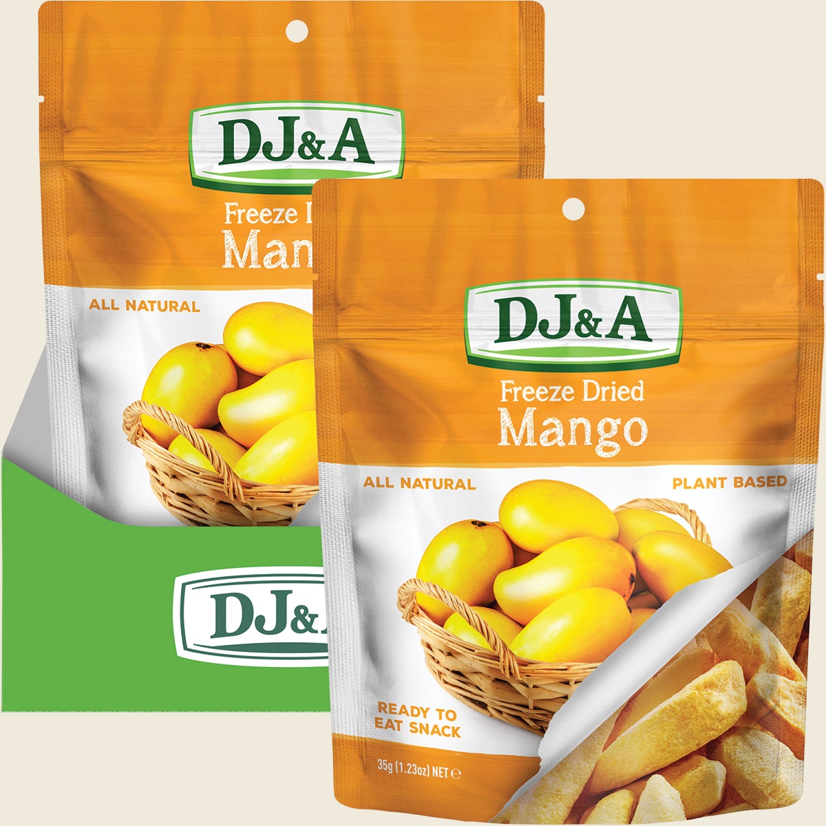DJ&A Freeze Dried Mango 10x35g combo