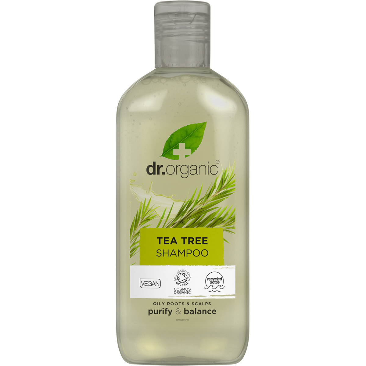 Dr Organic Shampoo Tea Tree 265ml front