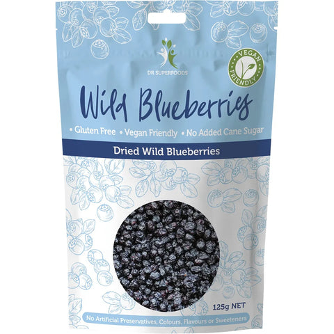 Dr Superfoods Super Wild Blueberries 125g