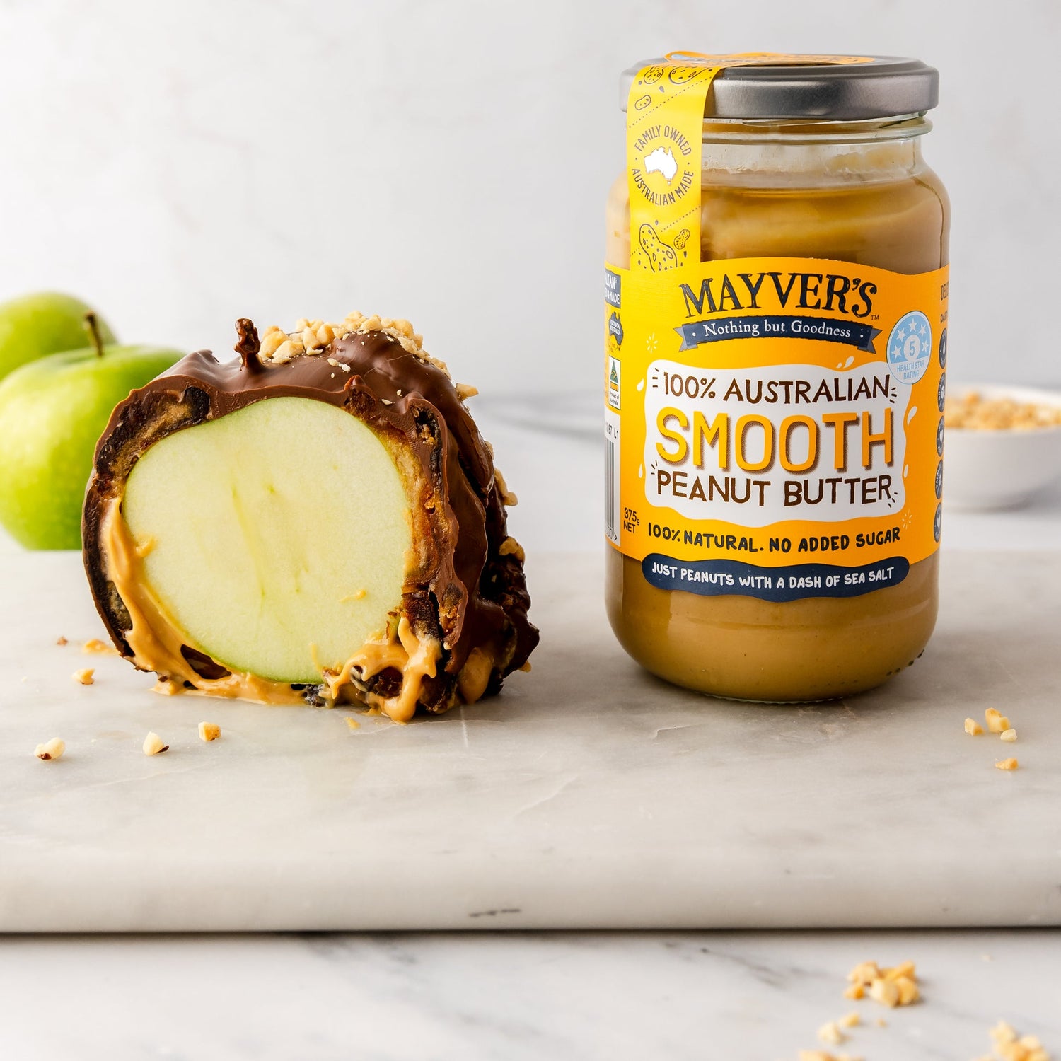 Mayver's Peanut Butter Smooth 750g x6