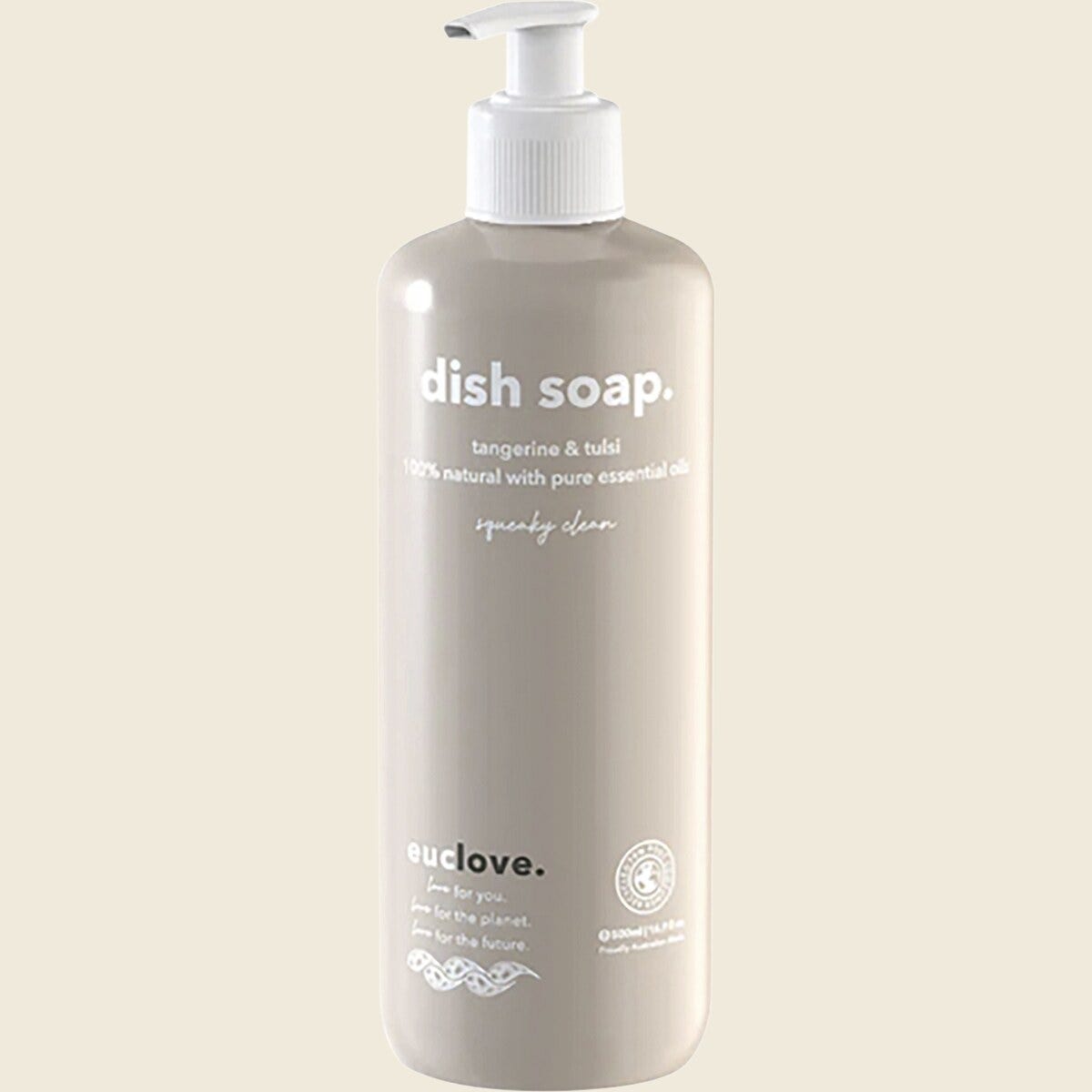 Euclove Dish Soap Tangerine & Tulsi 500ml