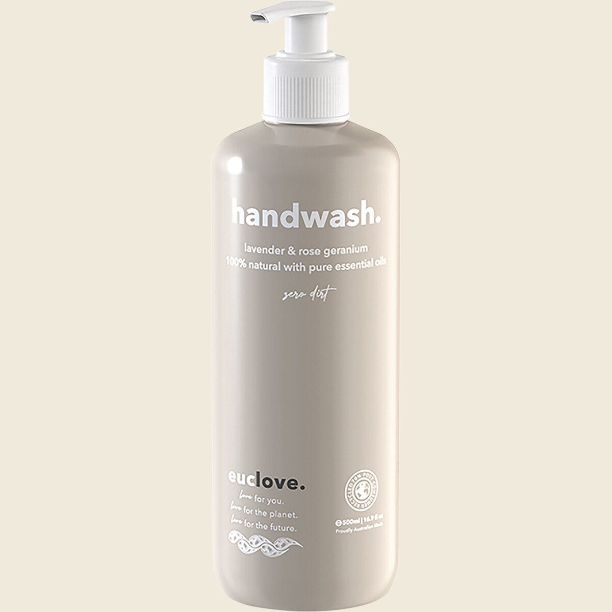 Euclove Hand Wash Lemongrass, Palmarosa & Cedarwood 500ml