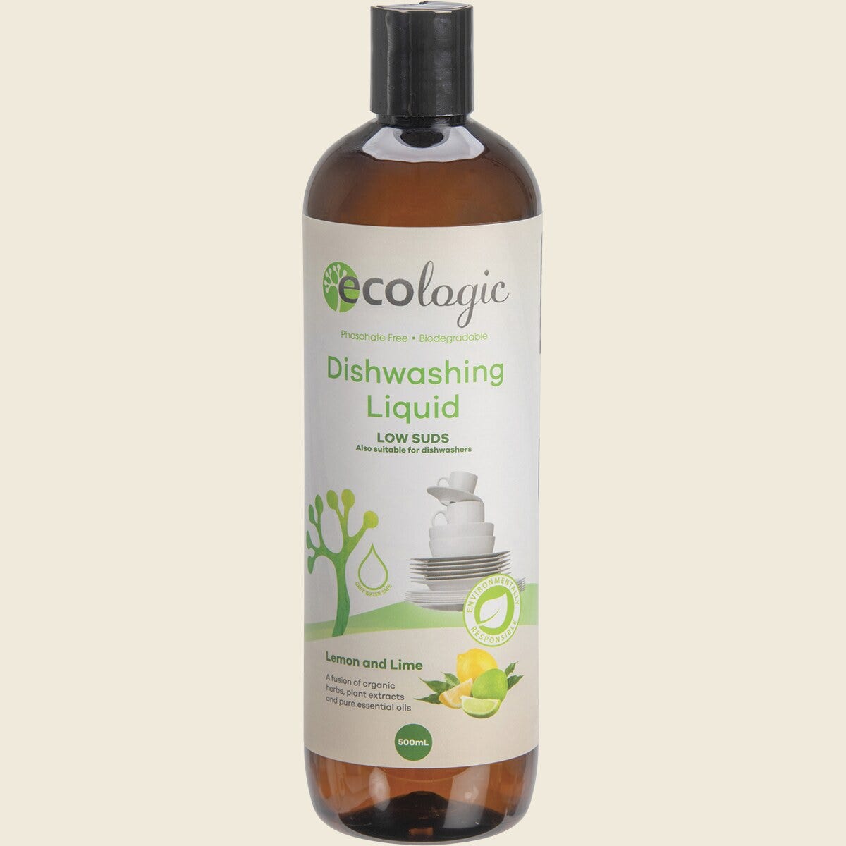 Ecologic Dishwash Liquid Lemon & Lime 500ml