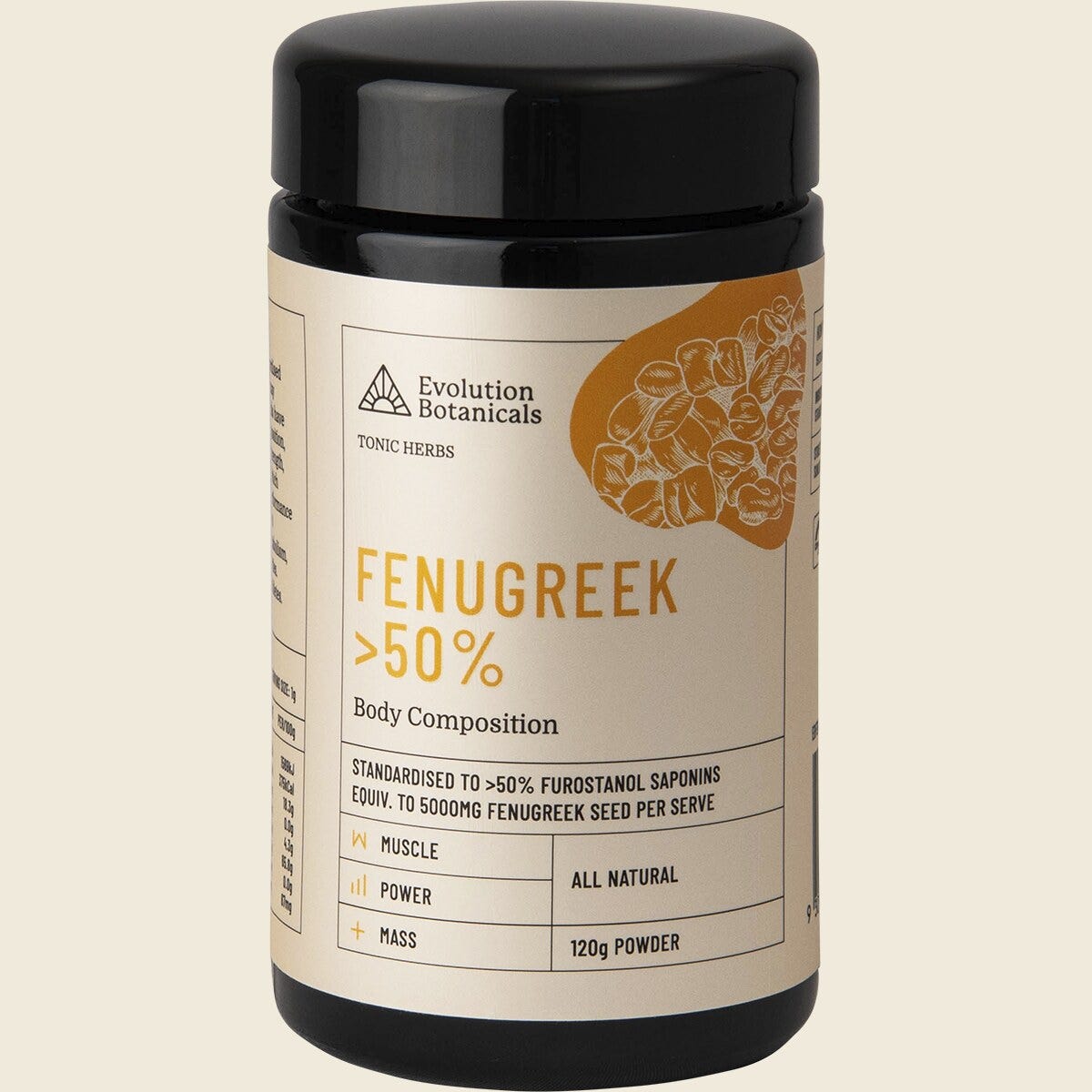 Evolution Botanicals Fenugreek >50% Powder 120g