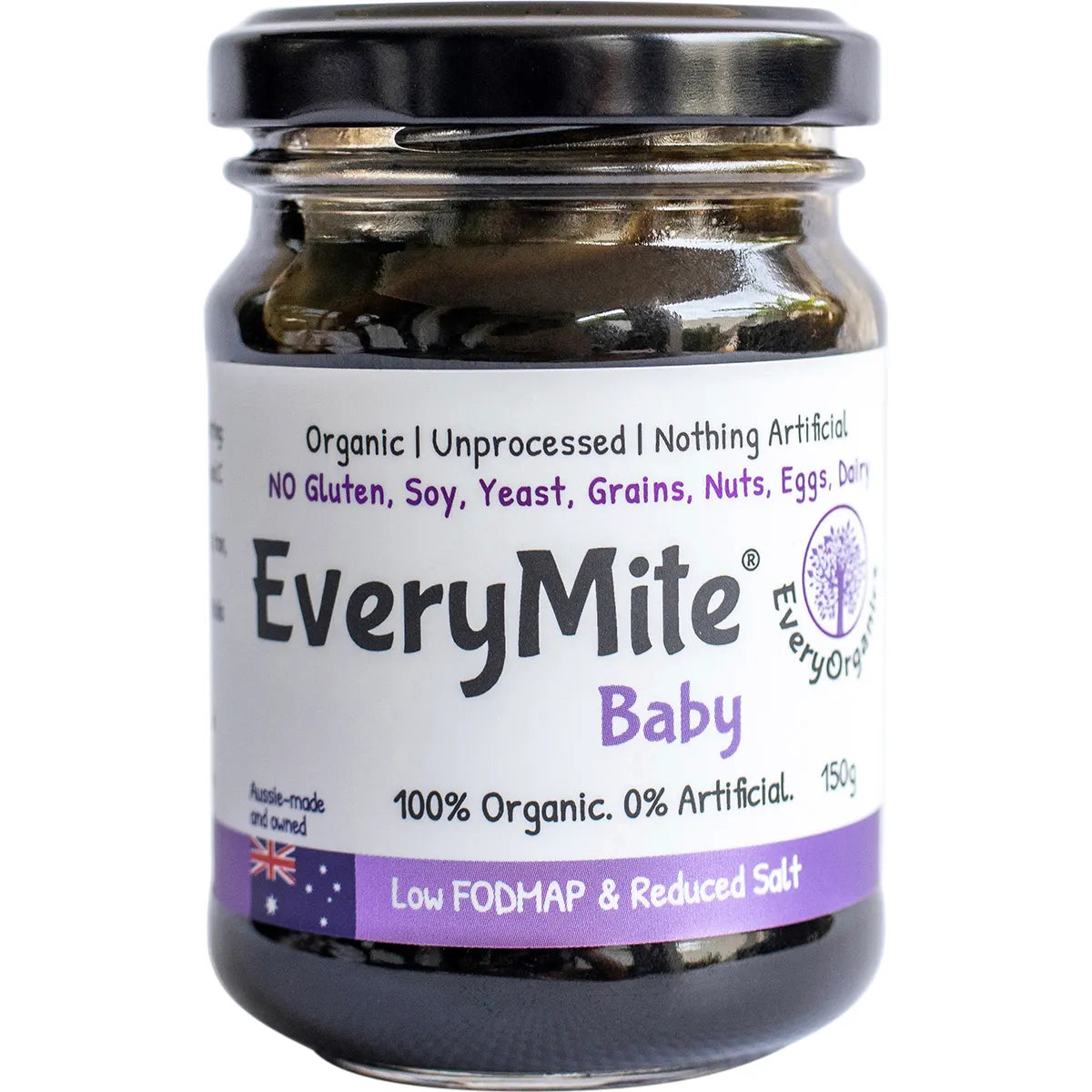 EveryOrganics Everymite Baby Low FODMAP & Super Low Salt 150g