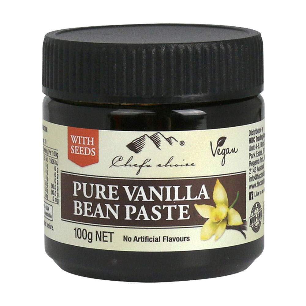 Chef's Choice Pure Vanilla Bean Paste with Seeds 100g