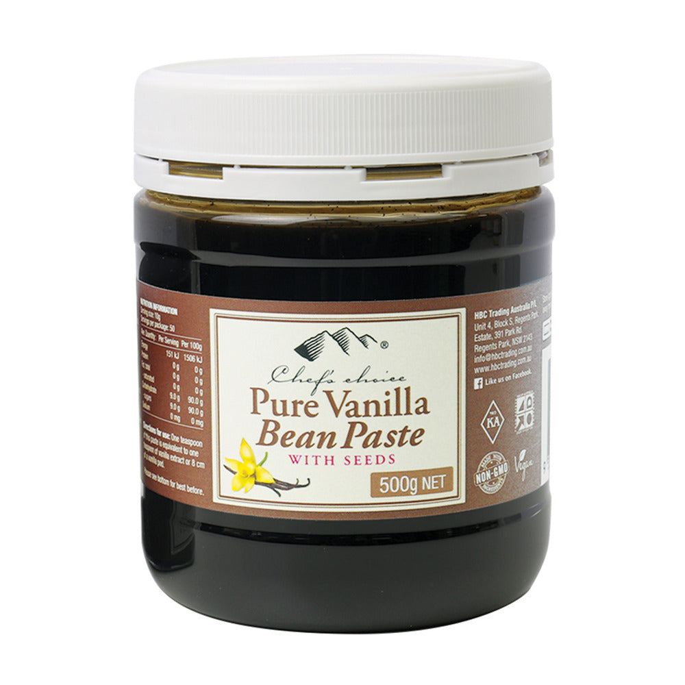 Chef's Choice Pure Vanilla Bean Paste with Seeds 500g