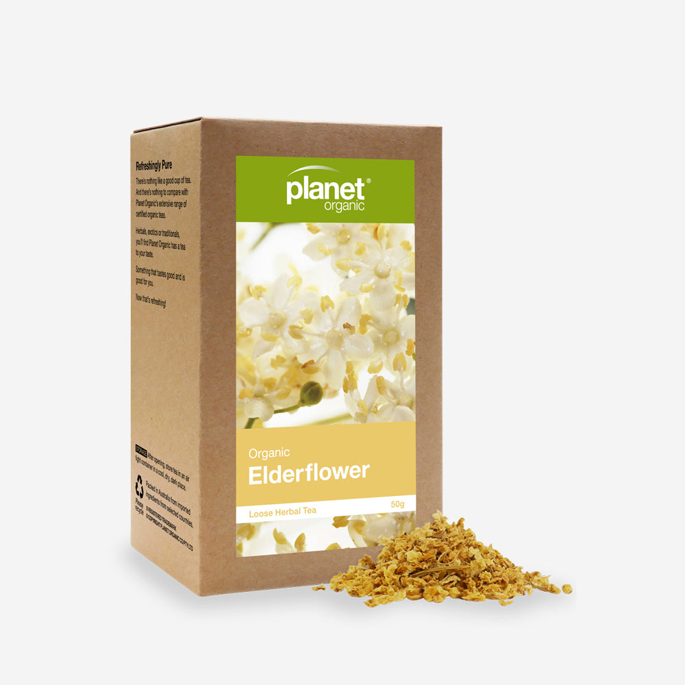 Planet Organic Tea Elderflower Loose Leaf 50g