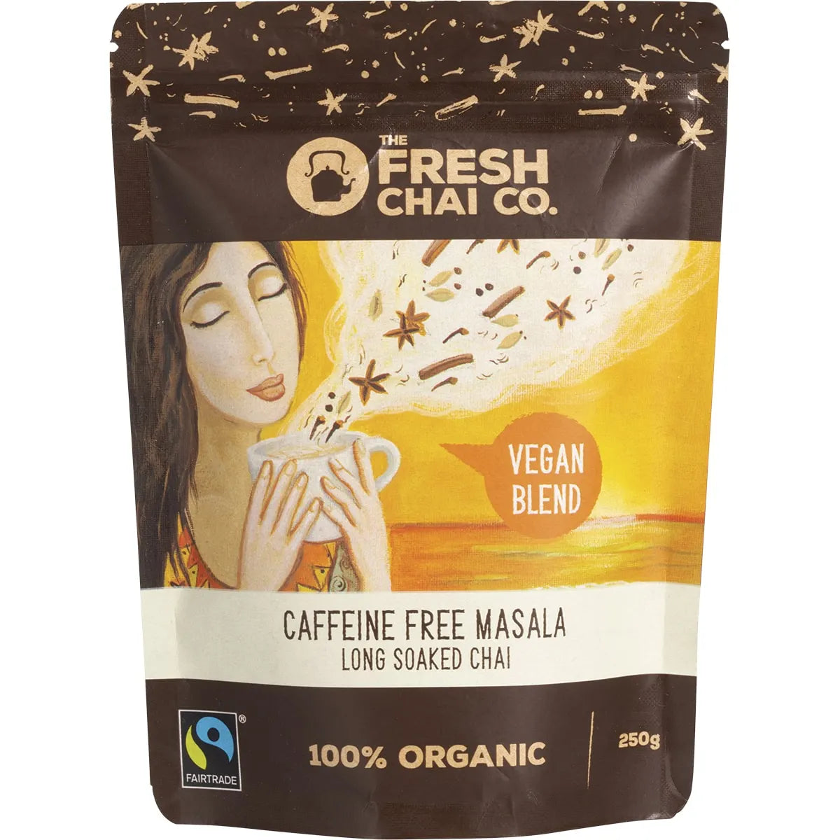The Fresh Chai Co. Vegan Caffeine Free Masala Long Soaked Chai