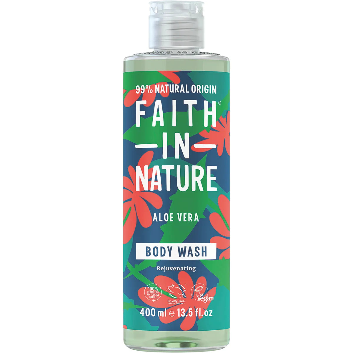 Faith in Nature Body Wash Rejuvenating Aloe Vera 400ml