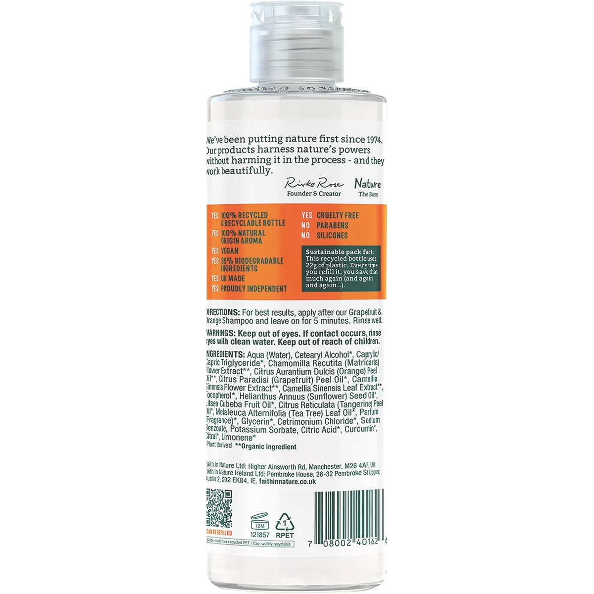 Faith in Nature Conditioner Invigorating Grapefruit & Orange 400ml