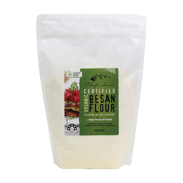 Chef's Choice Certified Organic Besan Flour 500g