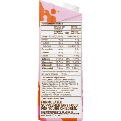 Famous Kids Protein Shake Strawberry 12x250ml