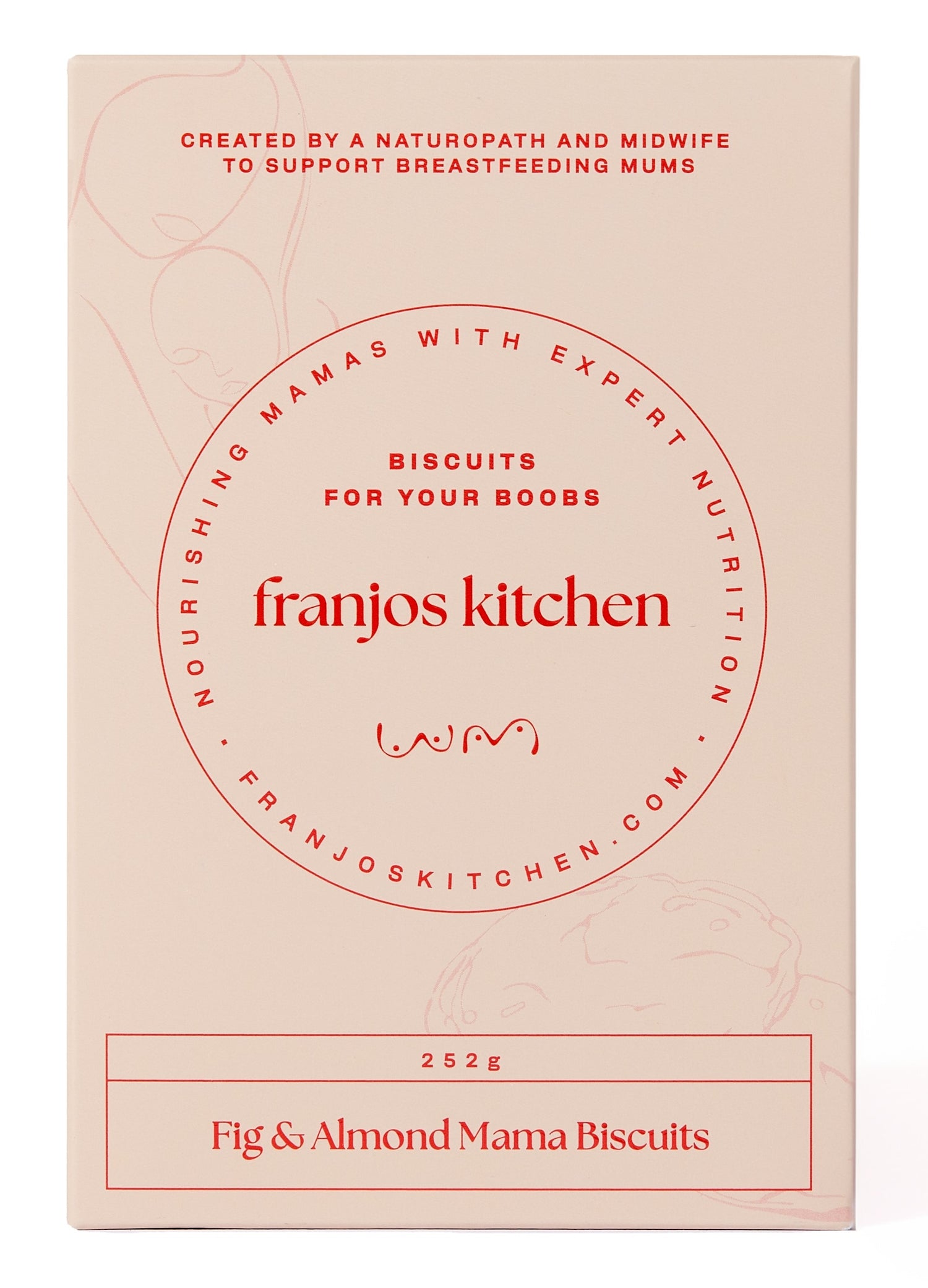 Franjo's Kitchen Lactation Biscuit Fig & Almond 252g