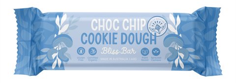 Food To Nourish Bliss Bar Choc Chip Cookie 40g x 12pack
