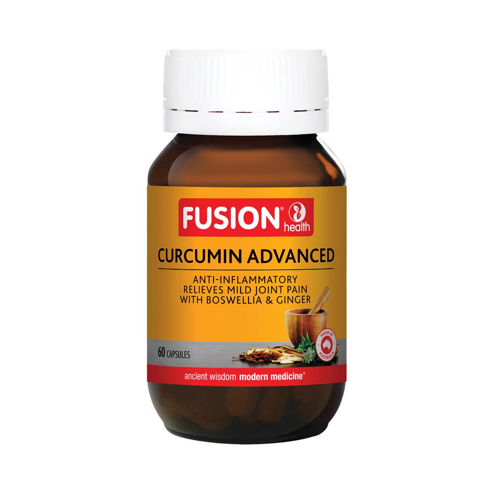 Fusion Health Curcumin Advanced 60 Tablets front