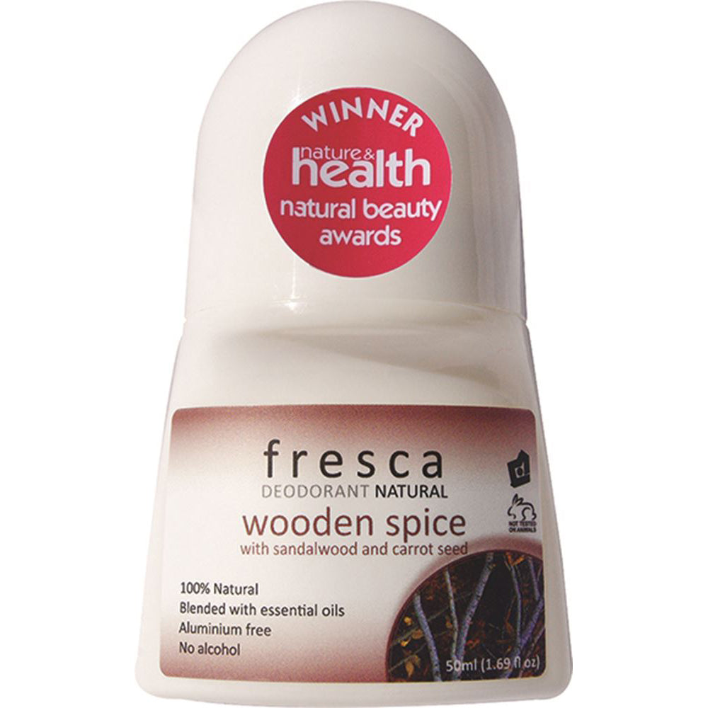 Fresca Natural Wooden Spice Deodorant Roll-On 50ml
