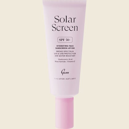 GEM Solar Screen SPF50+ Hydrating Face Sunscreen Lotion 50ml