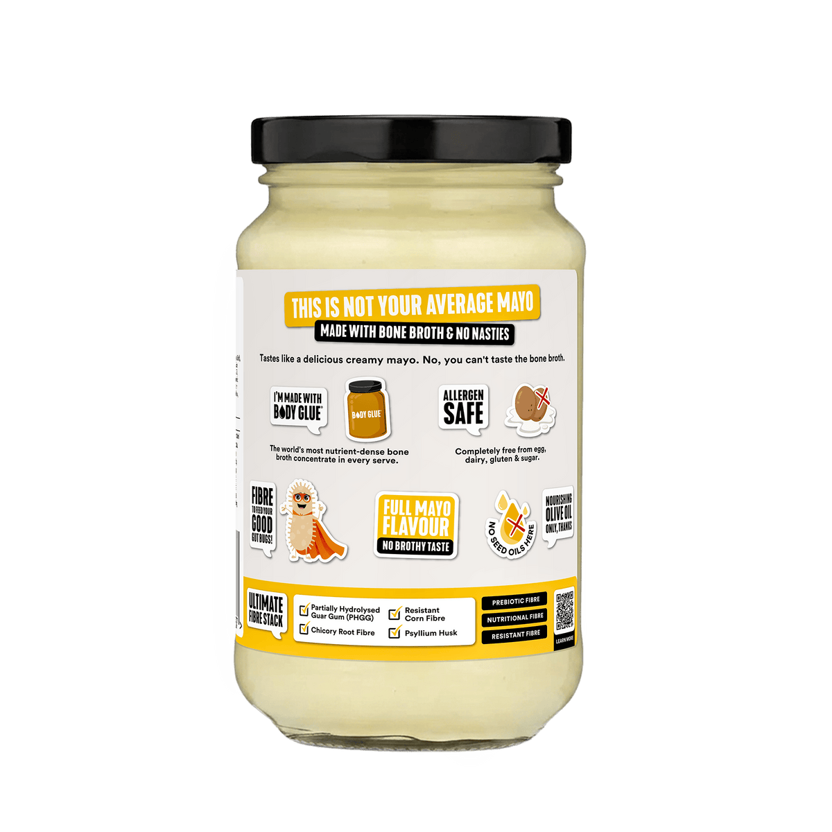 Gevity Rx Turmeric Great Guts Mayo 375ml product information graphic
