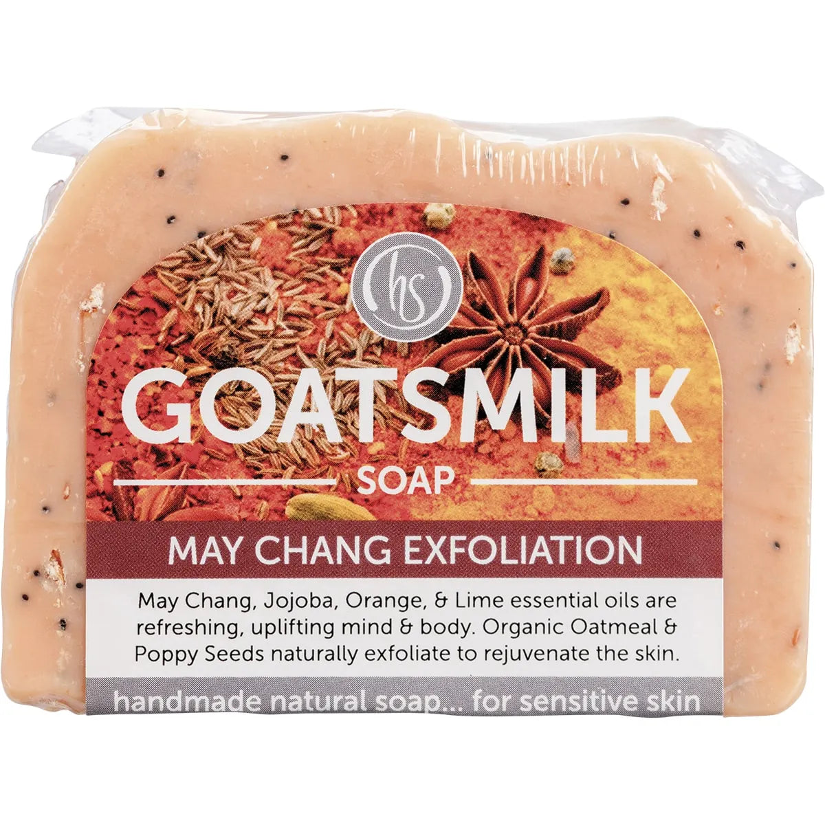 Harmony Soapworks May Chang Exfoliation Goat's Milk Soap 140g