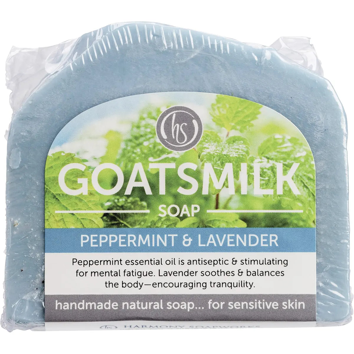 Harmony Soapworks Peppermint & Lavender Goat's Milk Soap 140g