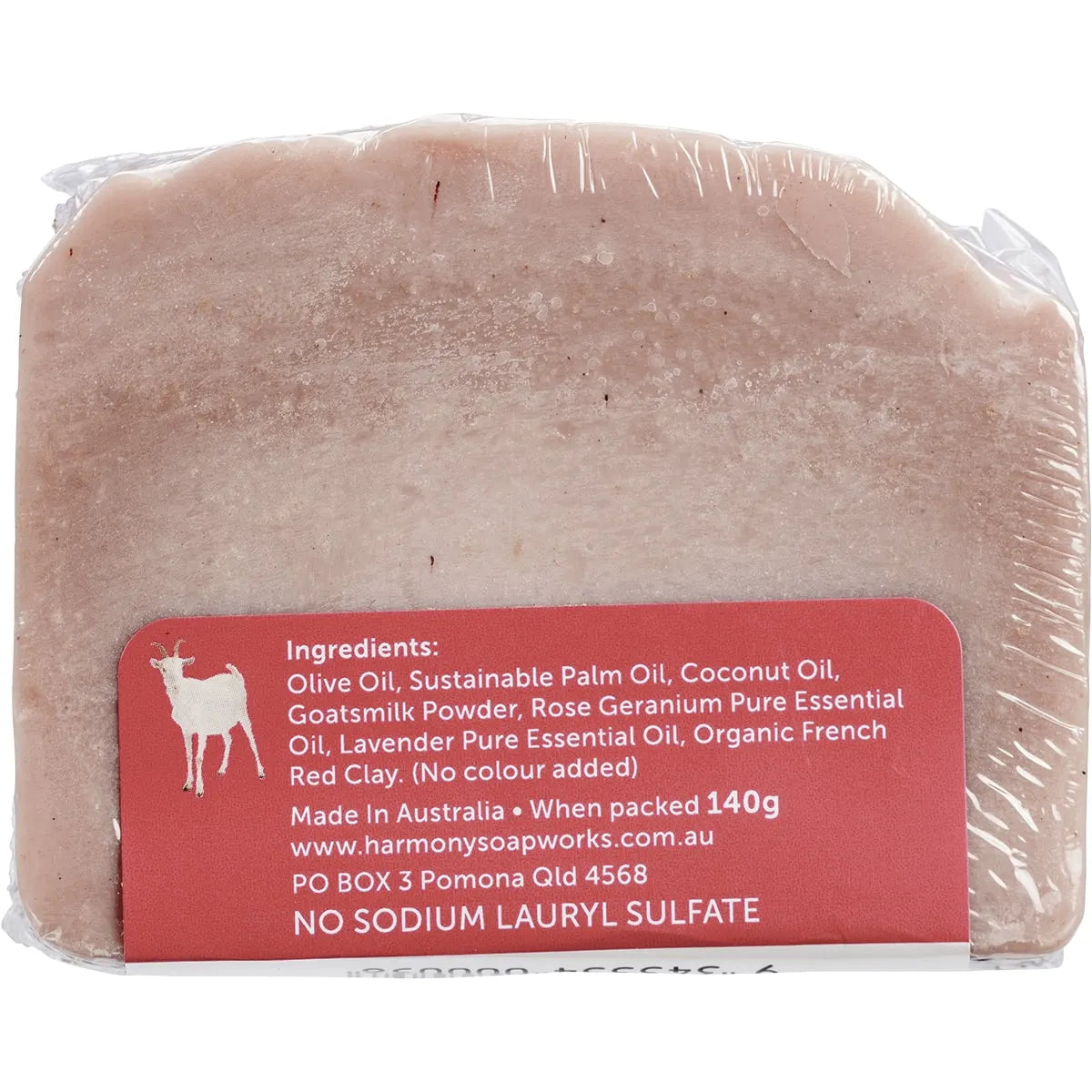 Harmony Soapworks Rose Geranium Goat's Milk Soap 140g